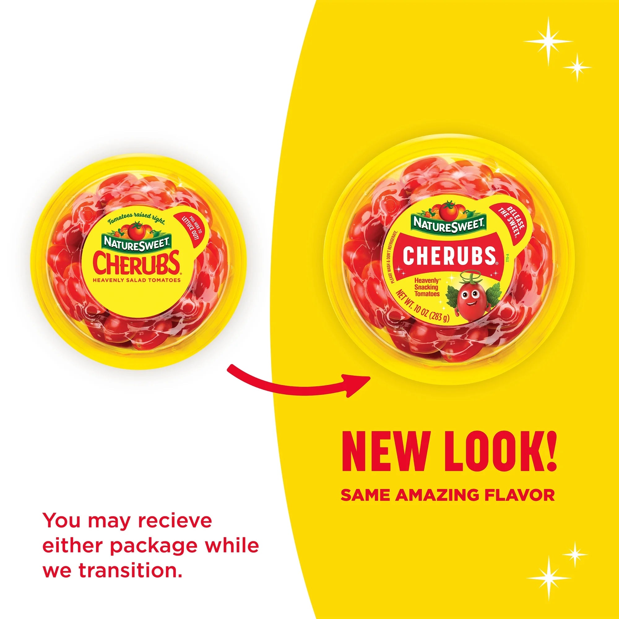 Fresh Cherubs Grape Tomatoes, 10 oz Package