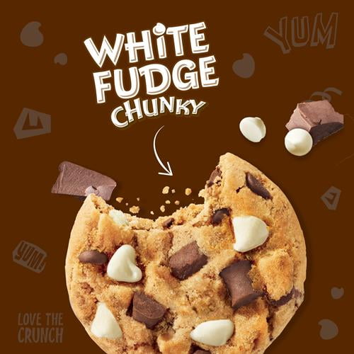 (2 Pack) CHIPS AHOY! Chunky White Fudge Chocolate Chunk Cookies, Family Size, 18 oz