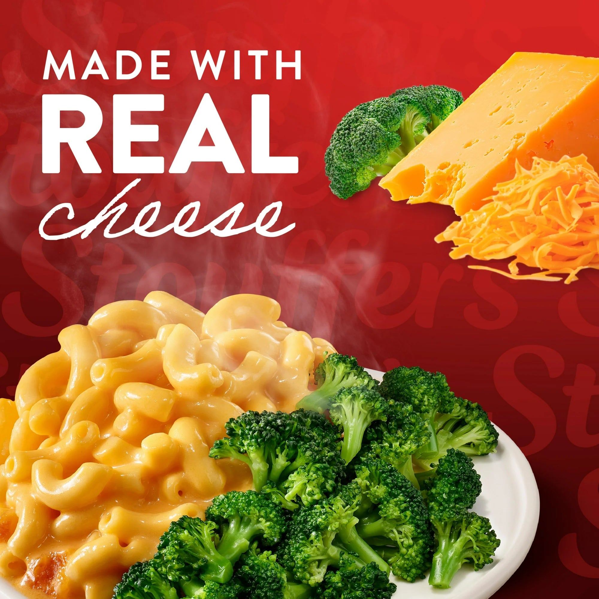 Stouffer’s Macaroni and Cheese with Broccoli, Single Serve, Easy Frozen Dinners 12 oz