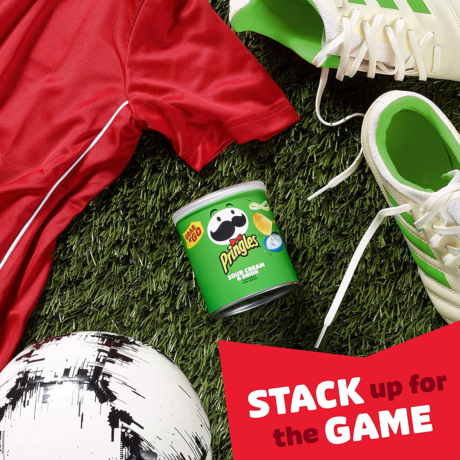 Pringles Potato Crisps Chips - Sour Cream and Onion Flavored Salty Snack, Lunch Food, Single Serve 1.4 Oz Cans (Pack of 12)