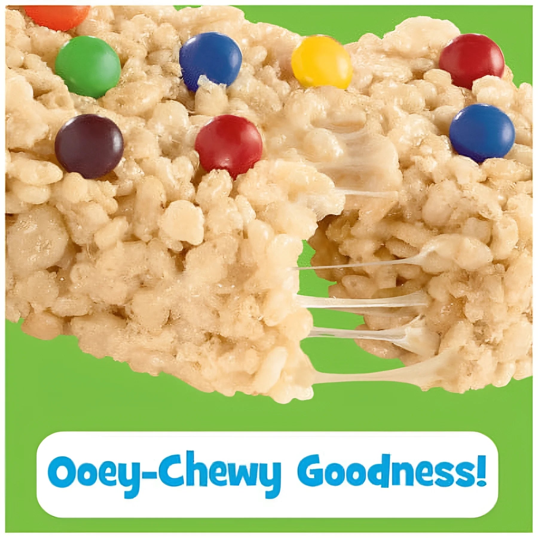 Rice Krispies Treats Marshmallow Snack Bars with Rainbow Candy Coated Chocolate Pieces 5.6 oz