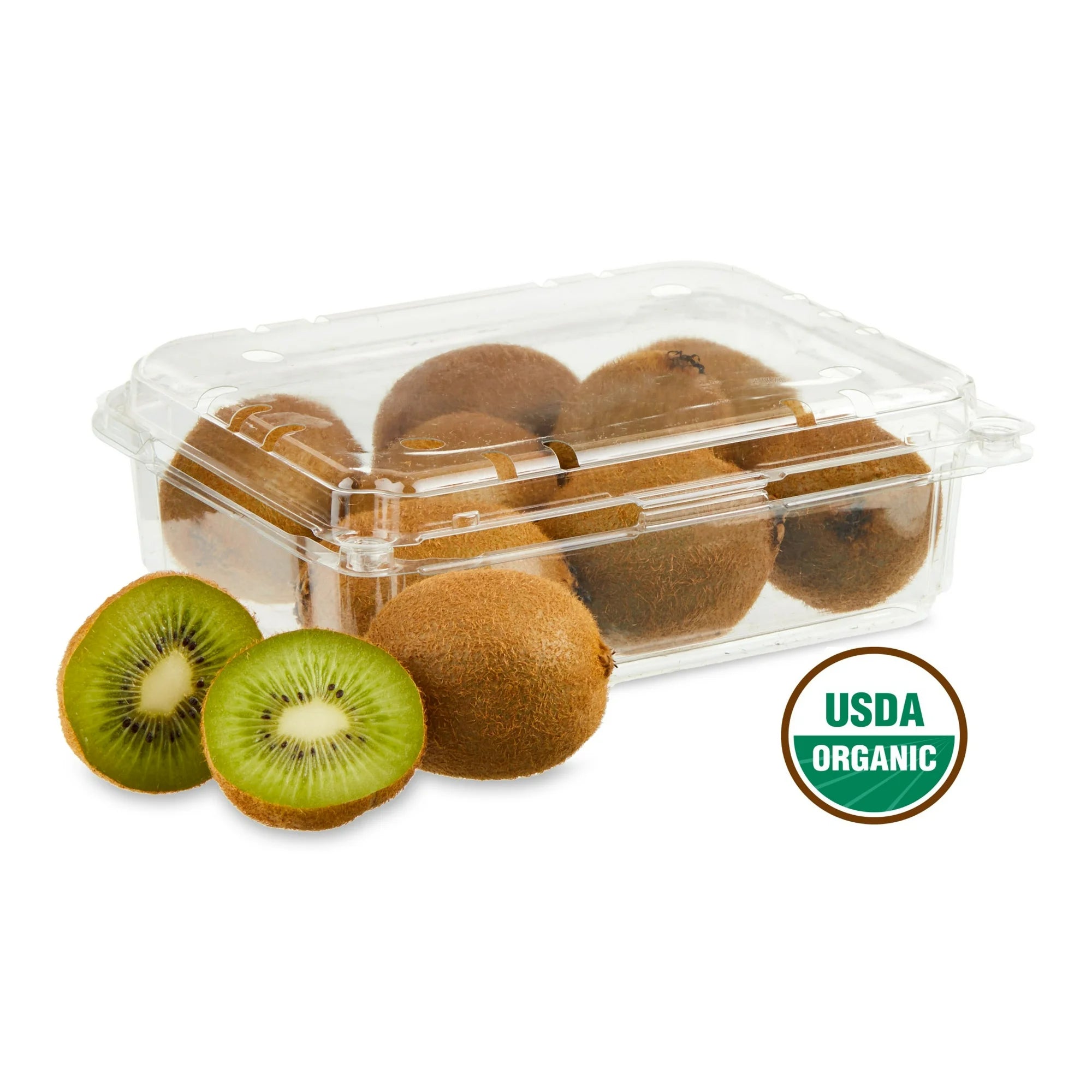 Organic Kiwi Fruit, 1 lb Clam Shell