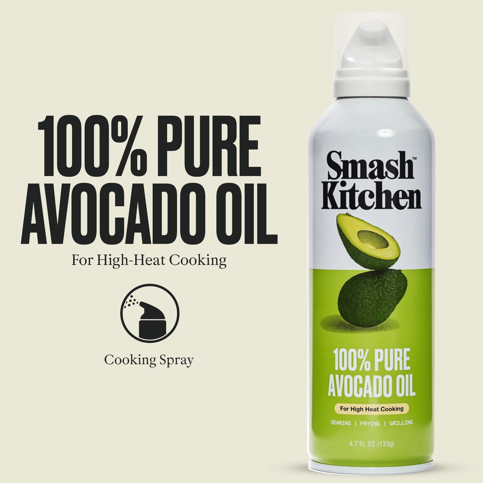 Smash Kitchen 100% Pure Avocado Oil Spray, 4.7 fl oz Can