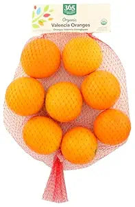 Organic Valencia Oranges, 4 Lb Bag