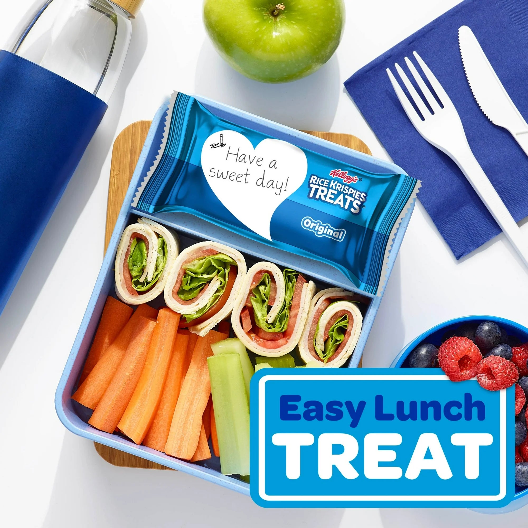 Rice Krispies Treats Original Chewy Crispy Marshmallow Squares, Kids Snacks, 31.2 oz, 40 Count