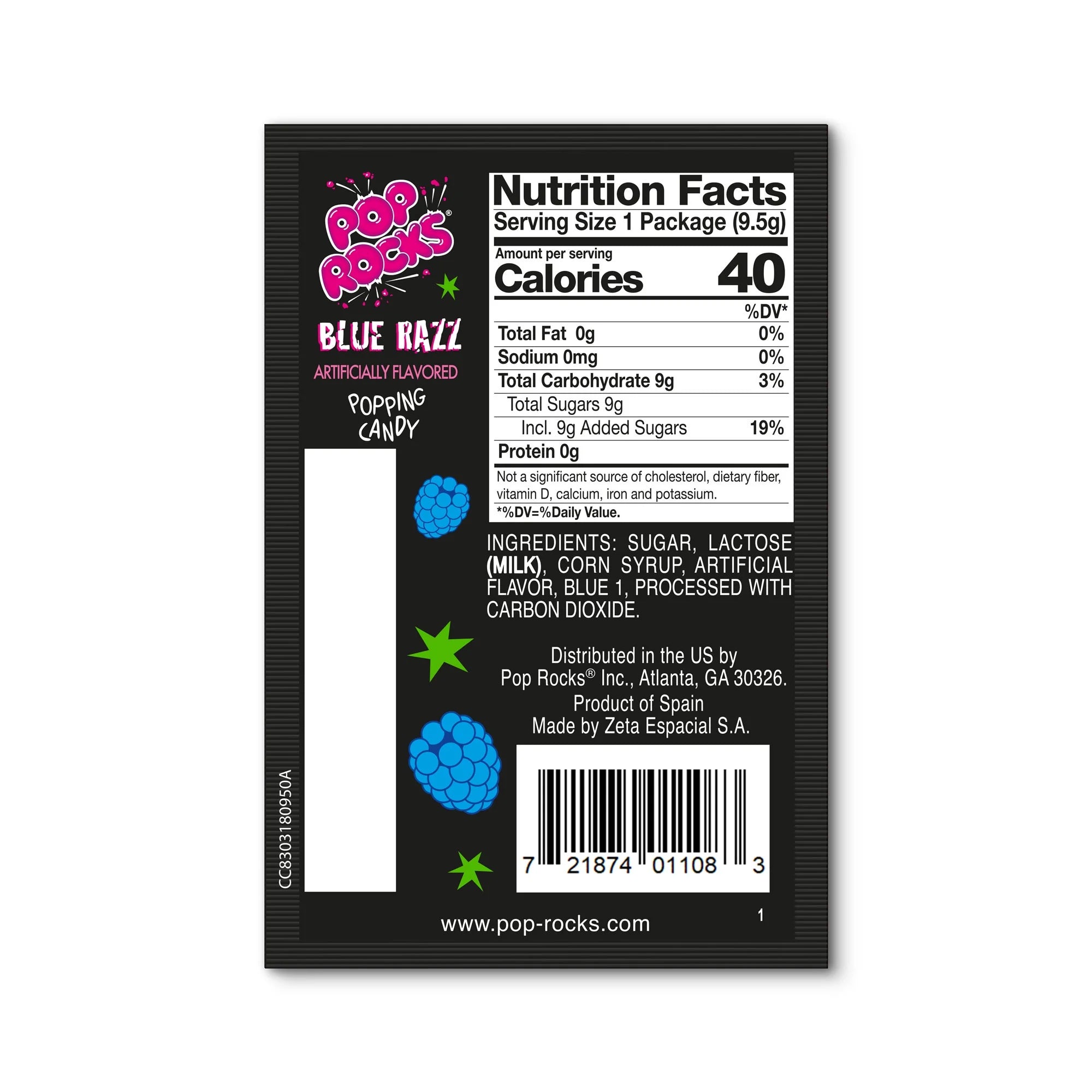 Pop Rocks Pop Rocks Popping Candy, 0.33 oz.