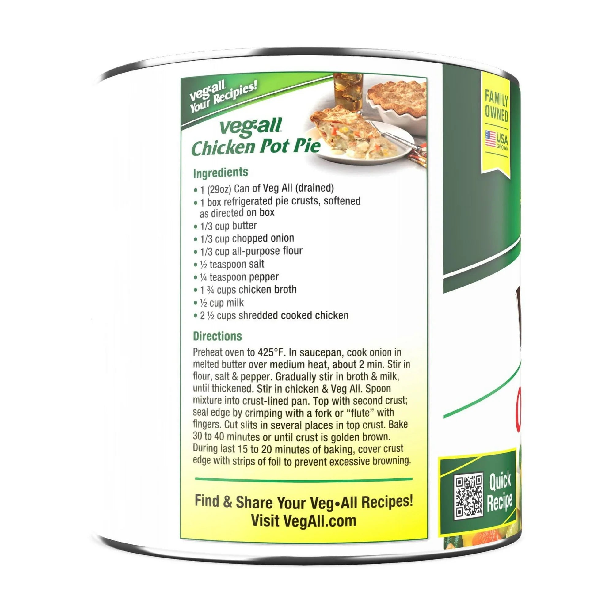 Veg-All Original Mixed Vegetables 29 Oz Can