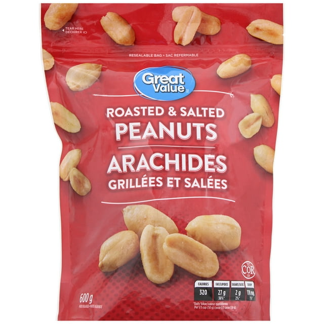 Great Value Roasted & Salted Peanuts