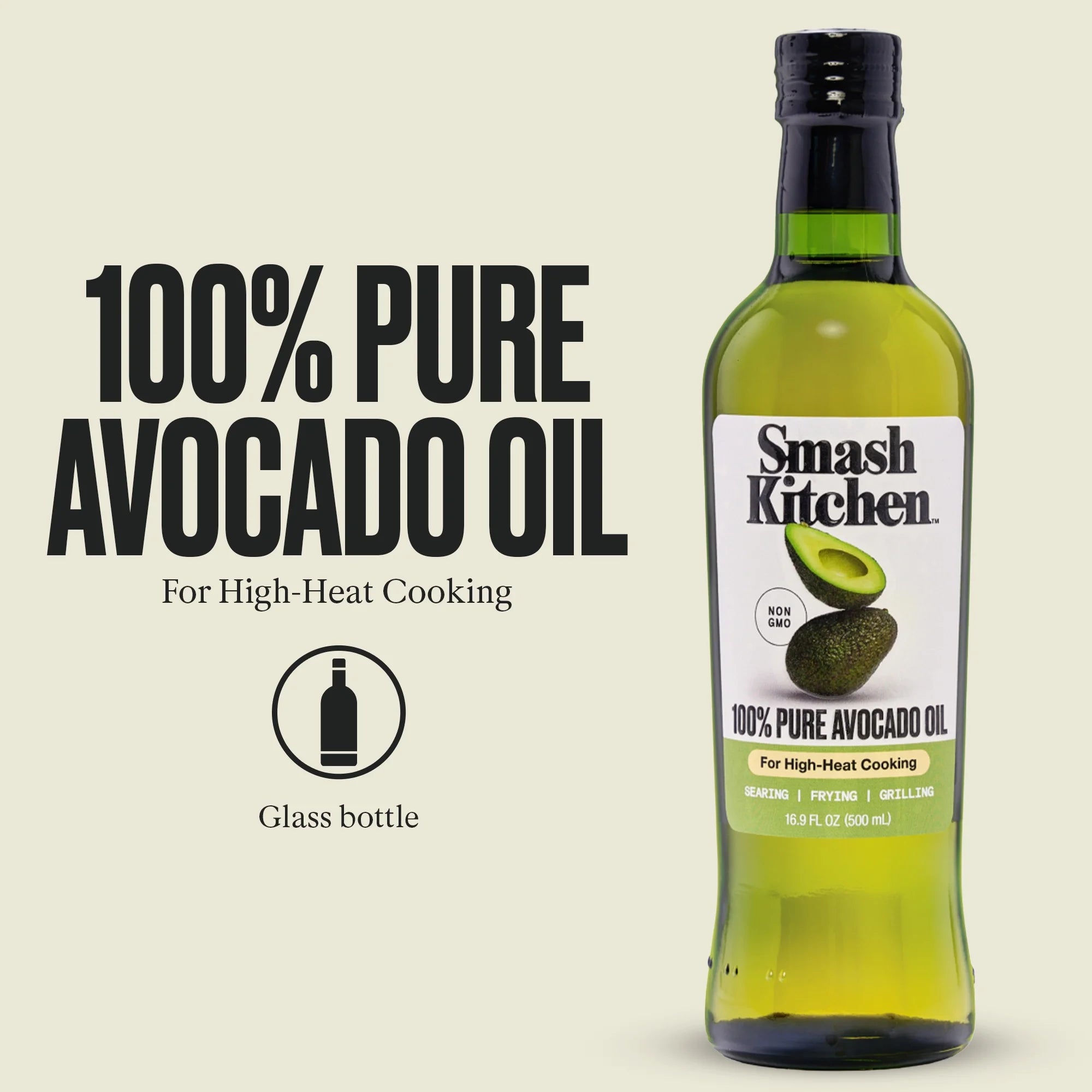 Smash Kitchen 100% Pure Avocado Oil, 16.9 fl oz