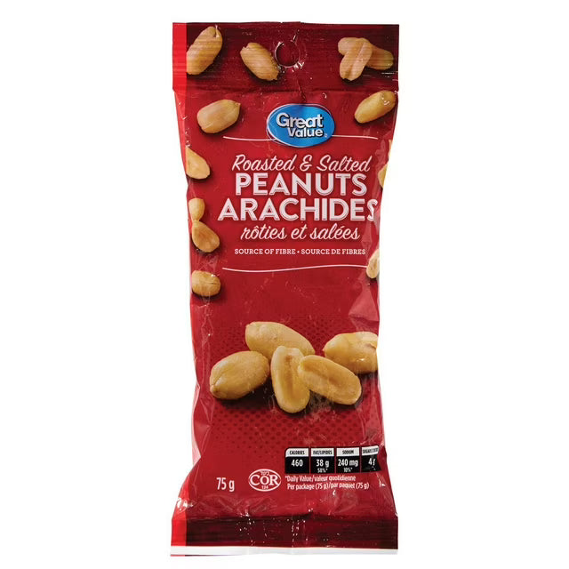 Great Value Roasted and Salted Peanuts