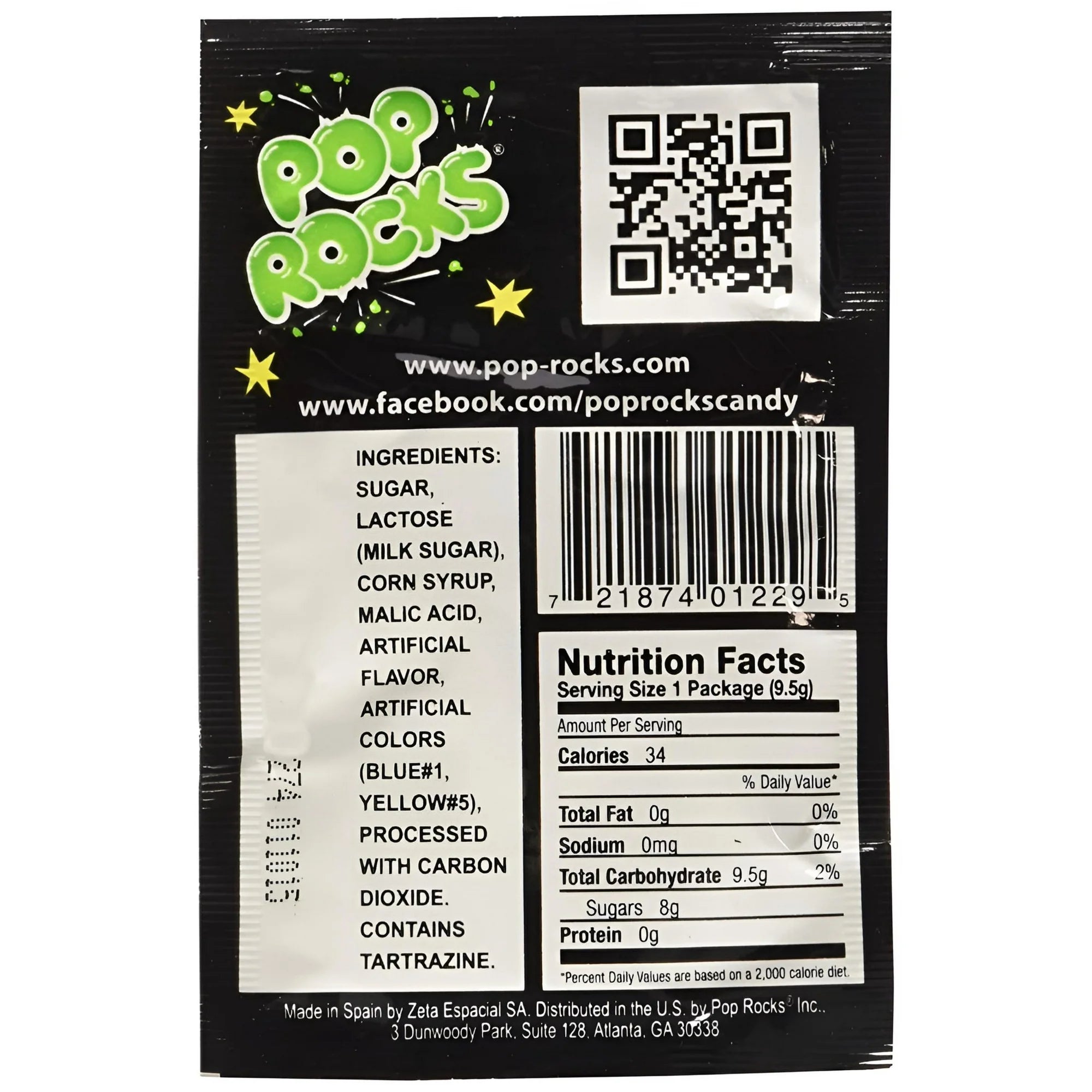 POP ROCKS Popping Candy, Apple, 0.33 Ounce (Pack of 24)