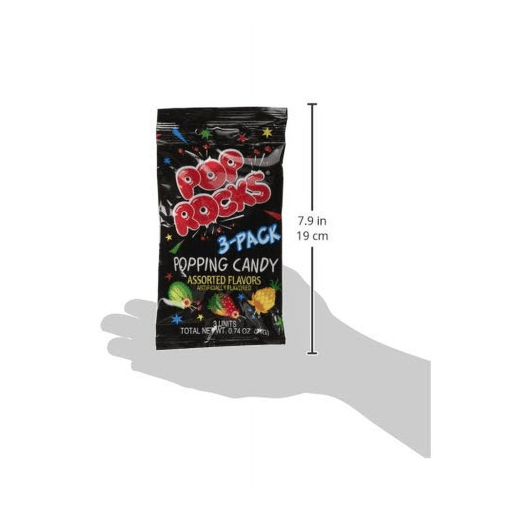 Pop Rocks Variety Pack! 18 Packets Total (6 of Each - Watermelon, Strawberry, Tropical Punch)