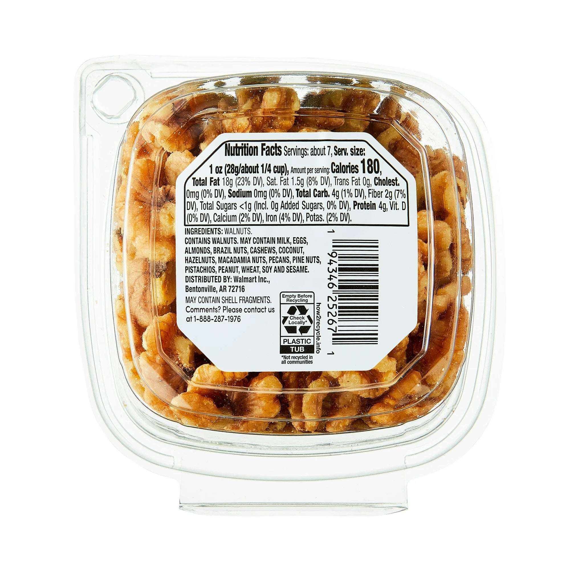 bettergoods Raw Walnut Halves and Pieces, 6.5 oz