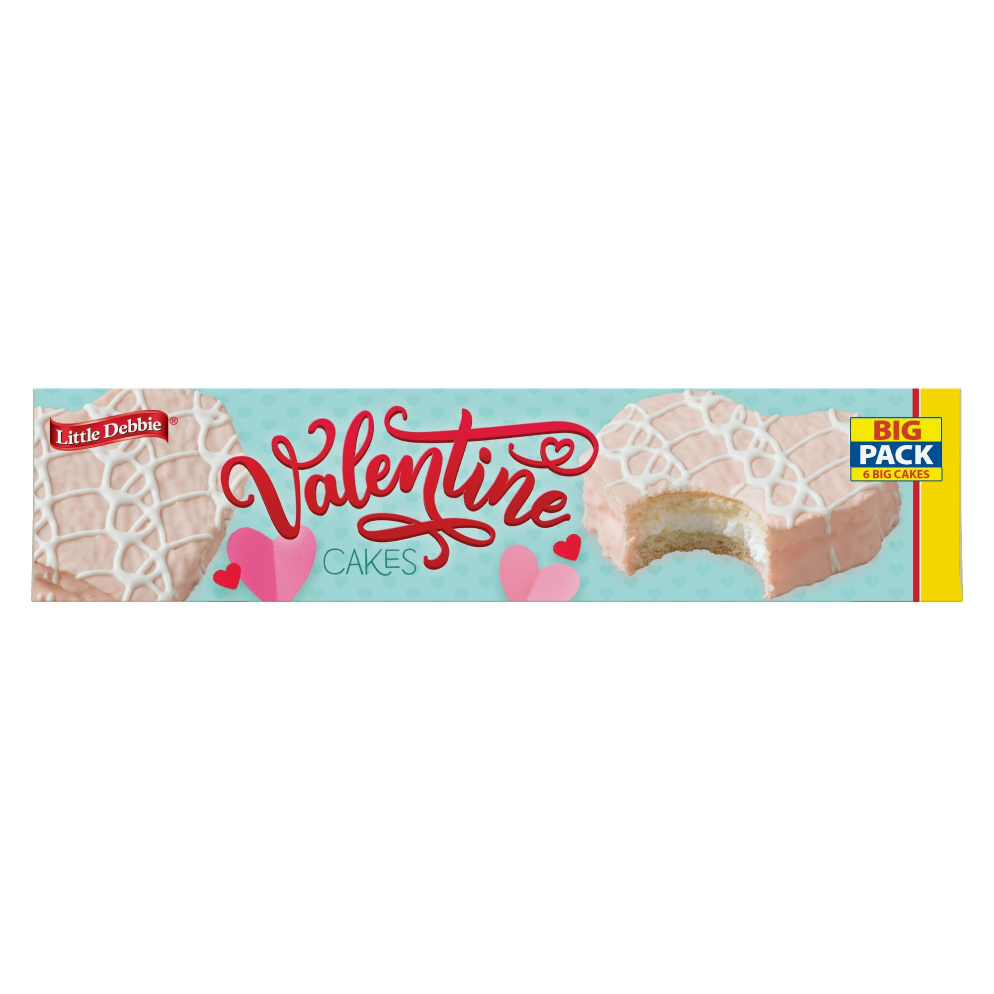 Little Debbie Big Pack Valentine Cakes (Vanilla) - Jeglowstore