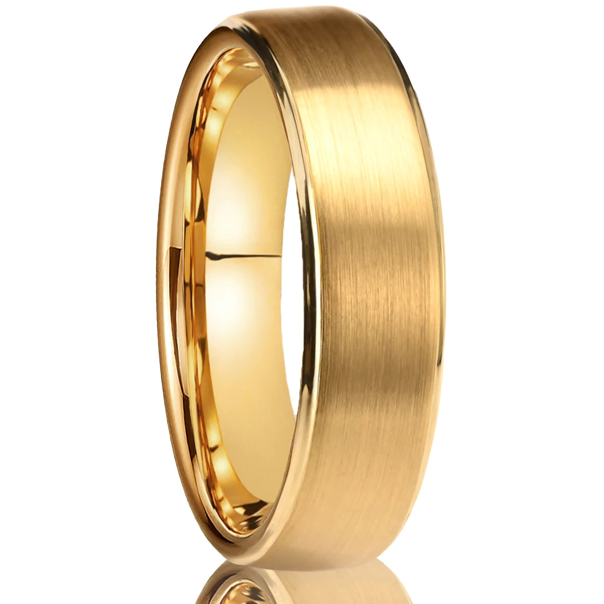 Gold Tungsten Wedding Ring - Jeglowstore