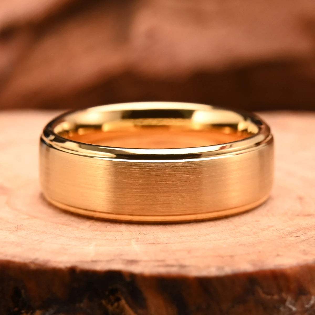 Gold Tungsten Wedding Ring - Jeglowstore