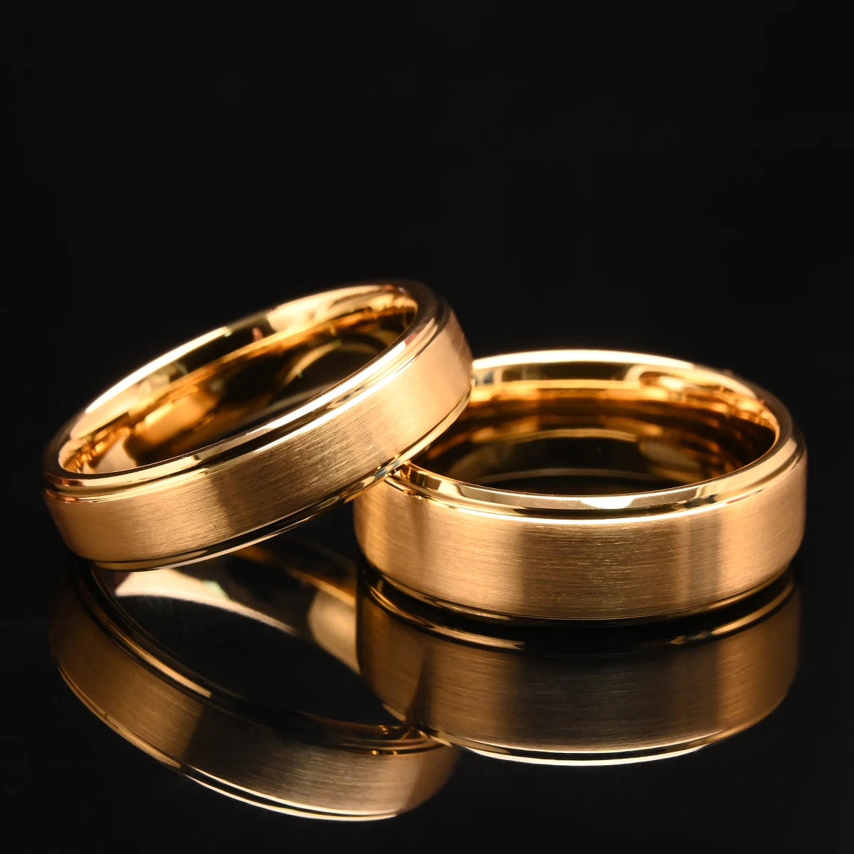 Gold Tungsten Wedding Ring - Jeglowstore