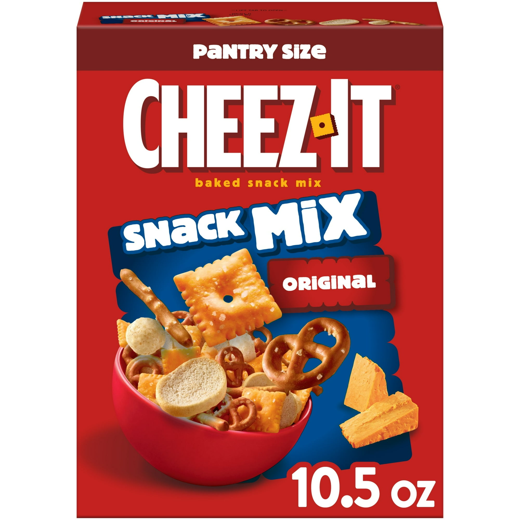 Cheez-It Classic Snack Mix, Lunch Snacks, 10.5 oz