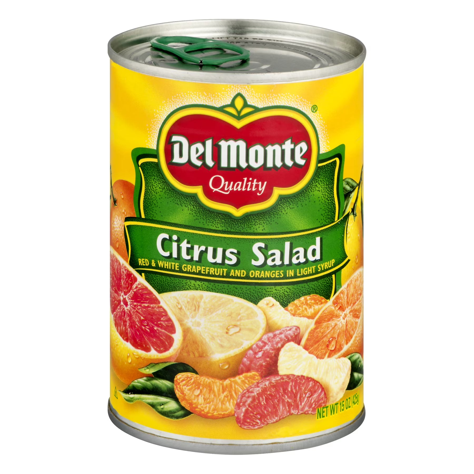 Del Monte Grapefruit Citrus Salad, Light Syrup, Canned Fruit 15 oz Can