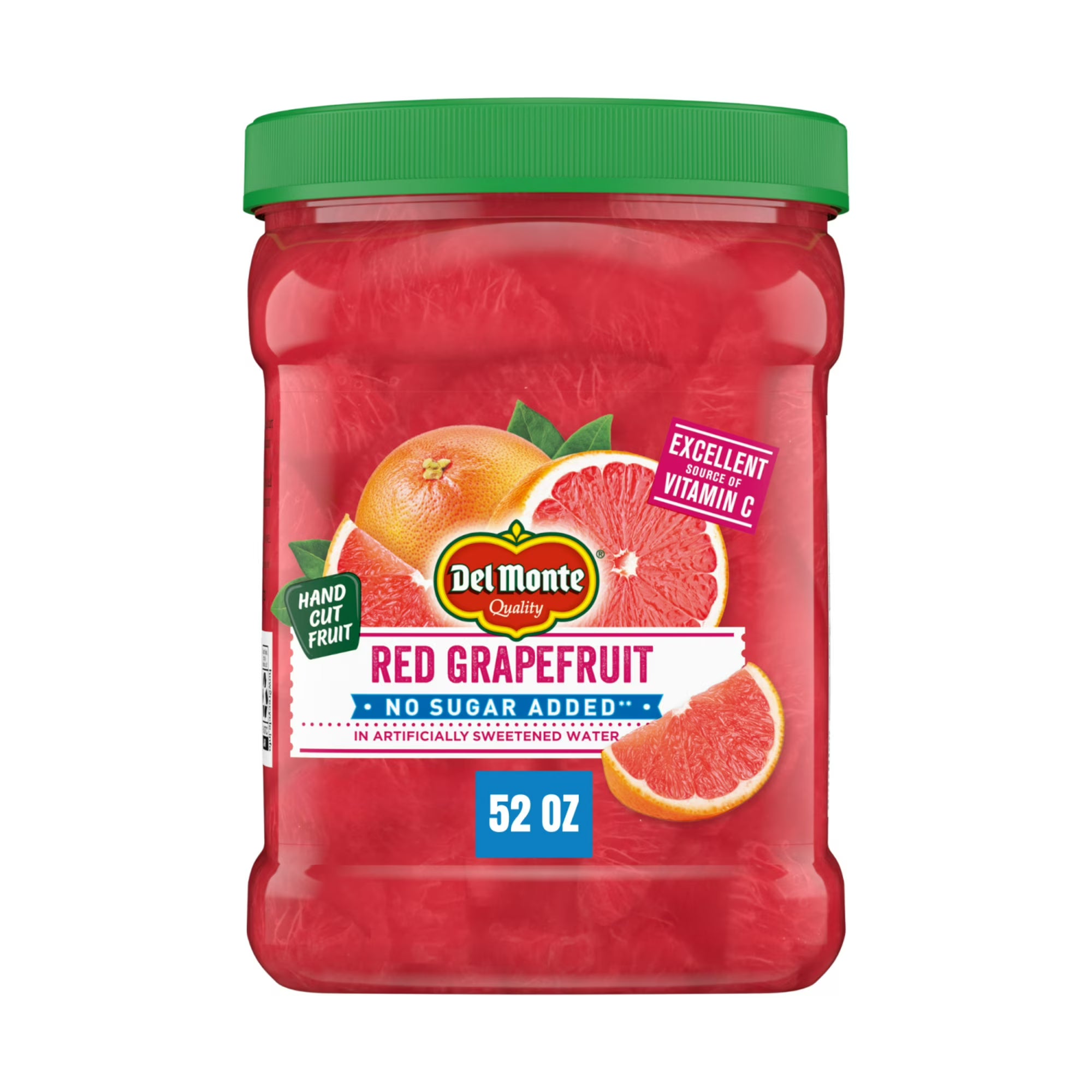 Del Monte No Sugar Added Red Grapefruit, 52 oz Jar