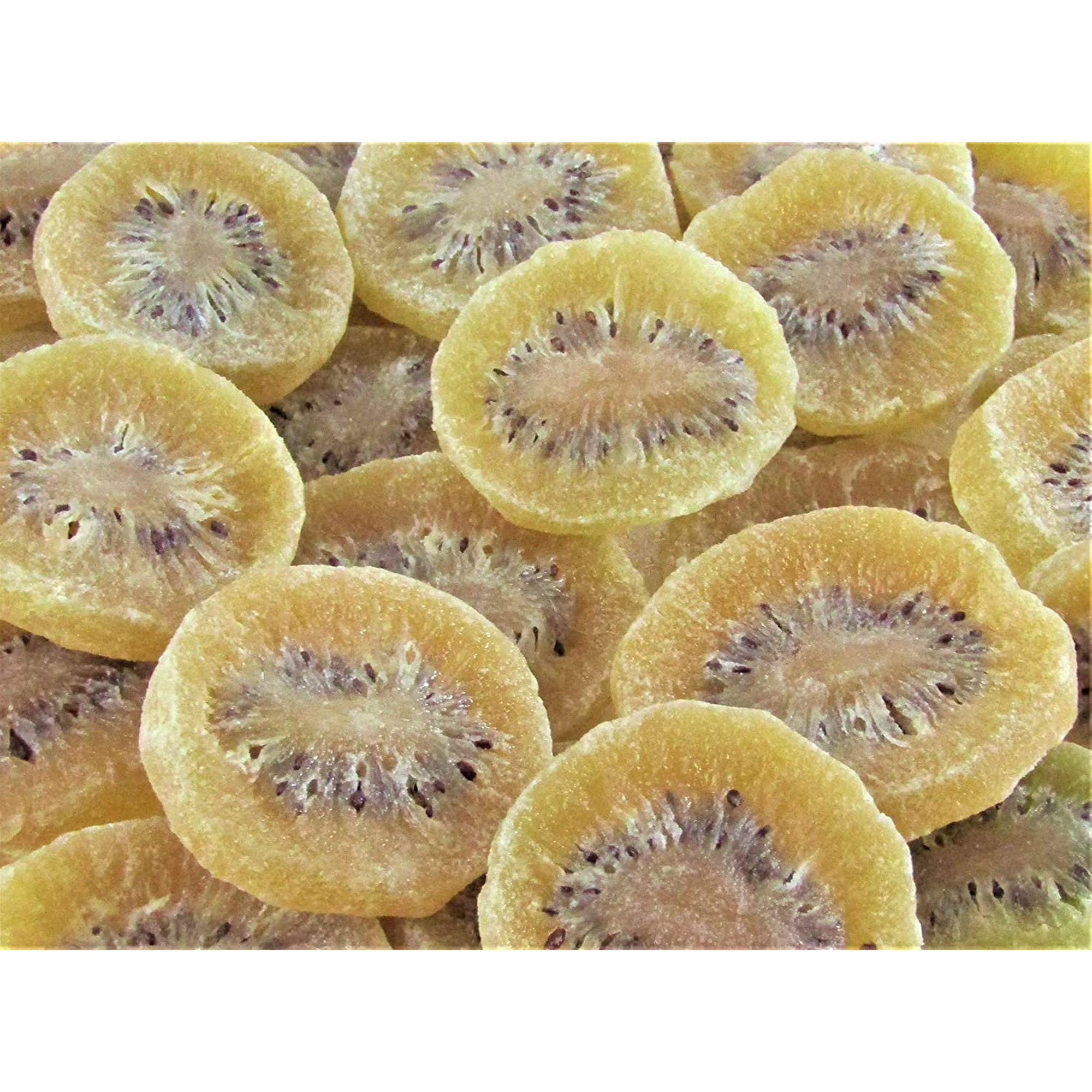 Dried Kiwi Slices by Its Delish, 1 lb Bag Low Sugar - No Color Added - Sweet Dried Kiwi Fruit