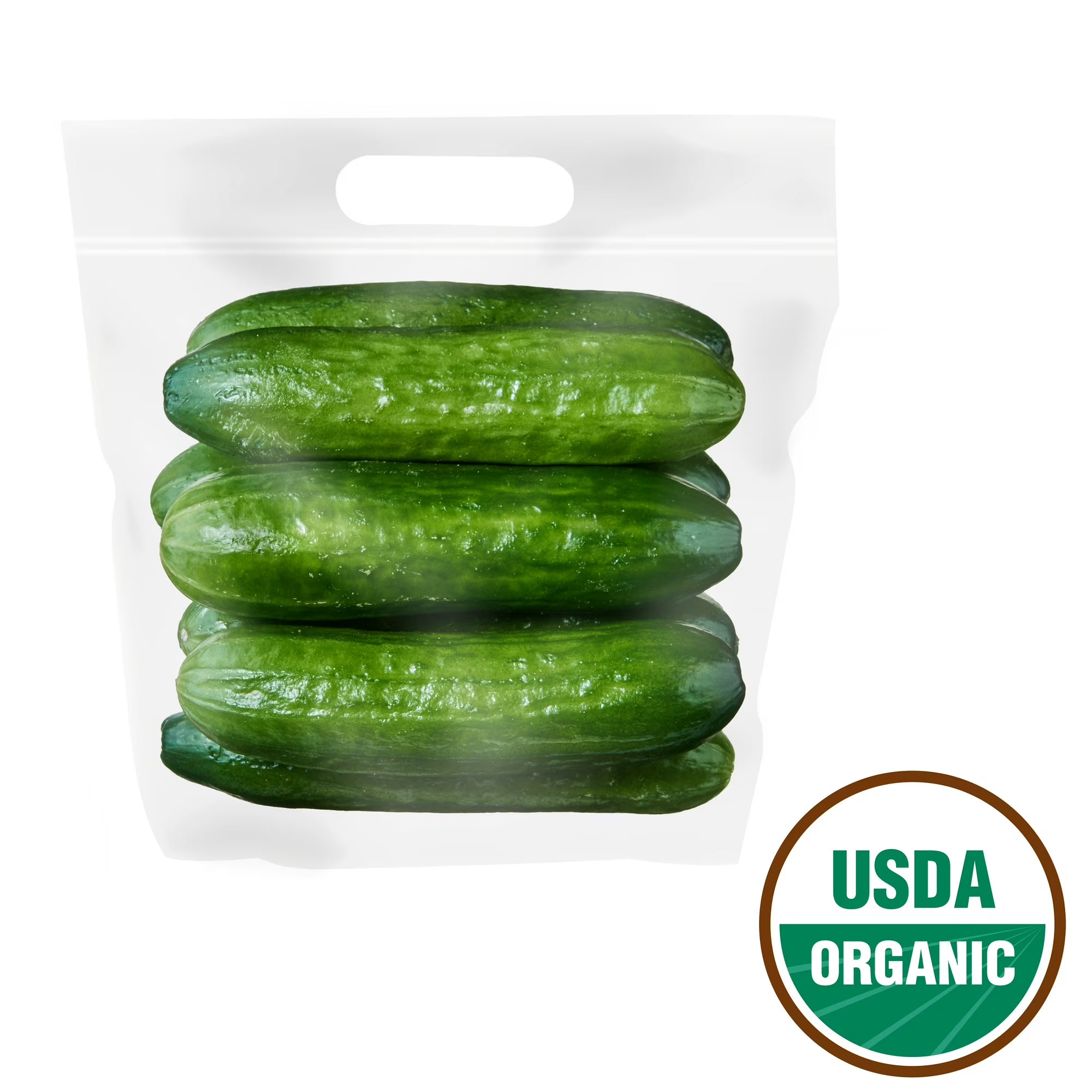 Fresh Organic Mini Cucumbers, 1 Pound Bag