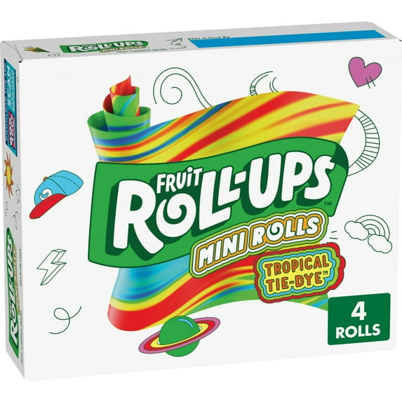 Fruit Roll-Ups Tropical Tie-Dye Mini Roll-Ups 4 CT