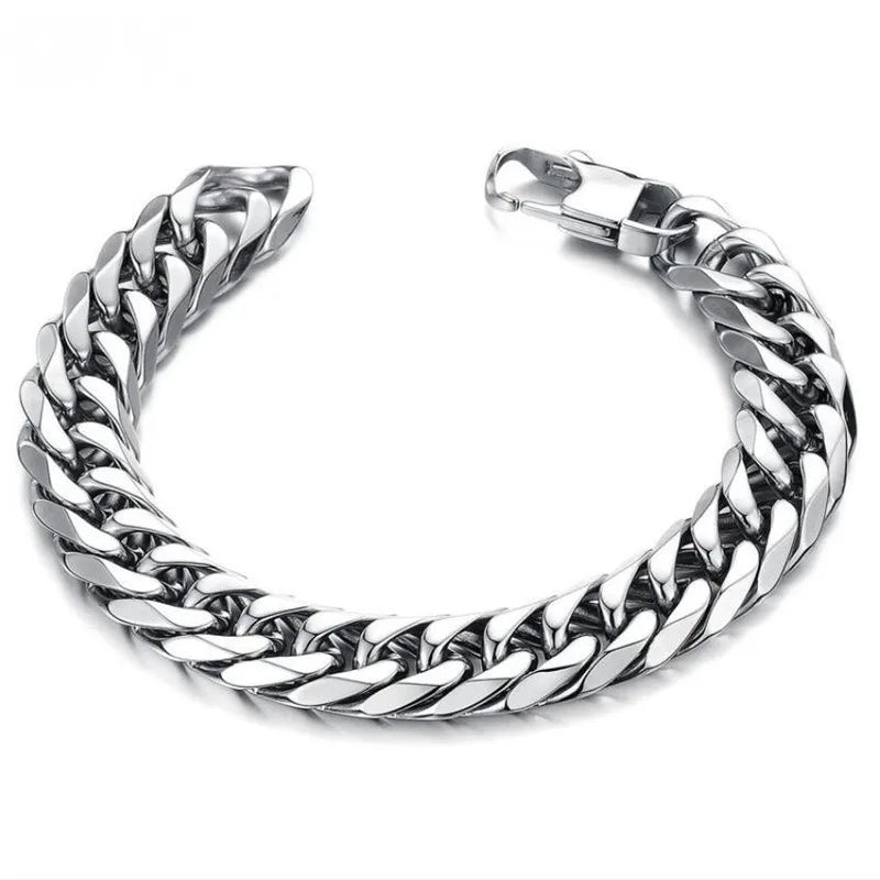 Thick Cuban Link Men’s Bracelet - Jeglowstore