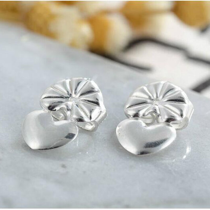 Love Heart Stud Back Lifters Adjustable Earring Lifts Ear Lobe Ster For Ornaments And Accesso Ries M2082