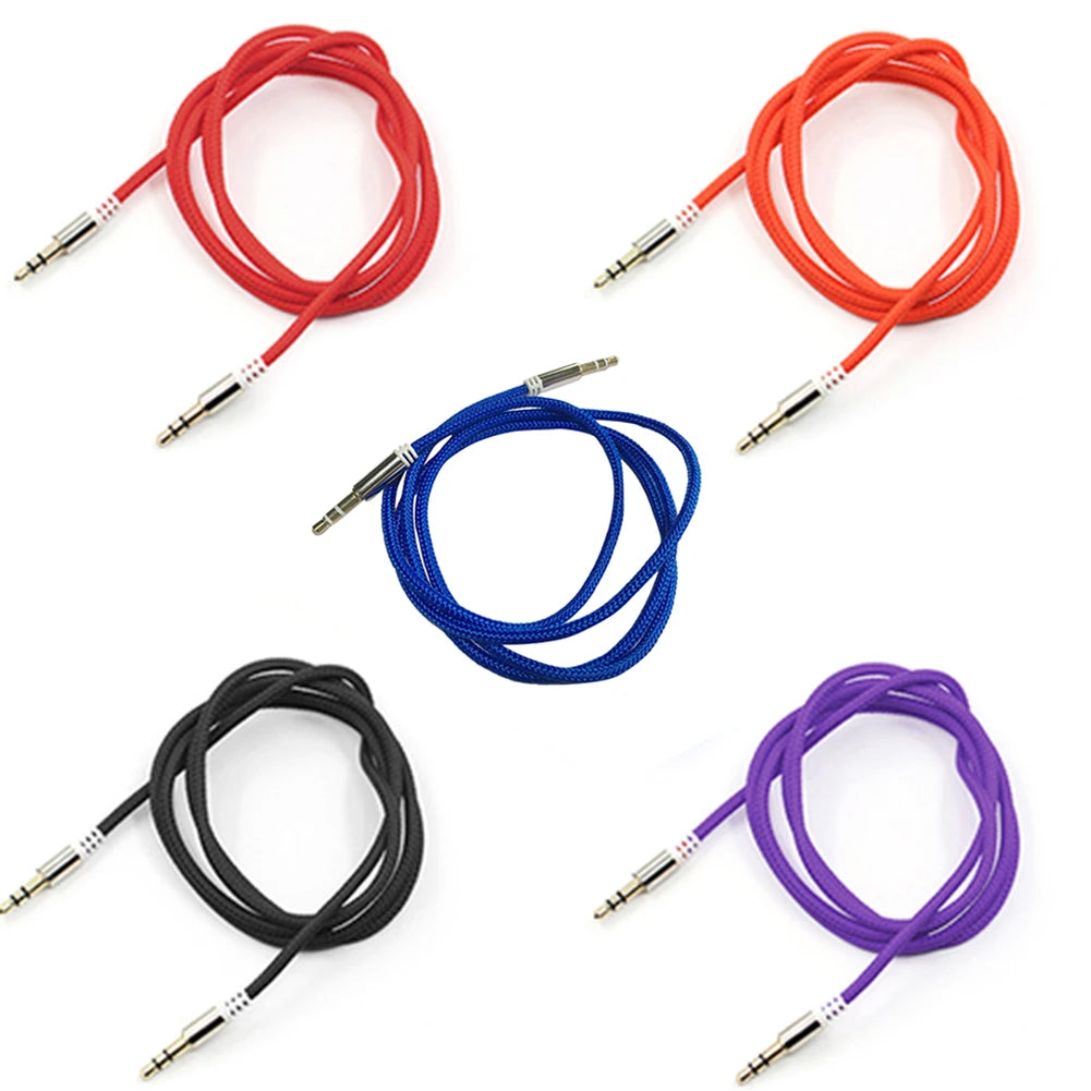 Factory Price AUX Cable 3.5mm Jack New 3.5mm Male to Male Car Aux Auxiliary Cord Stereo Audio Cable Wire for Phone iPod Mp3