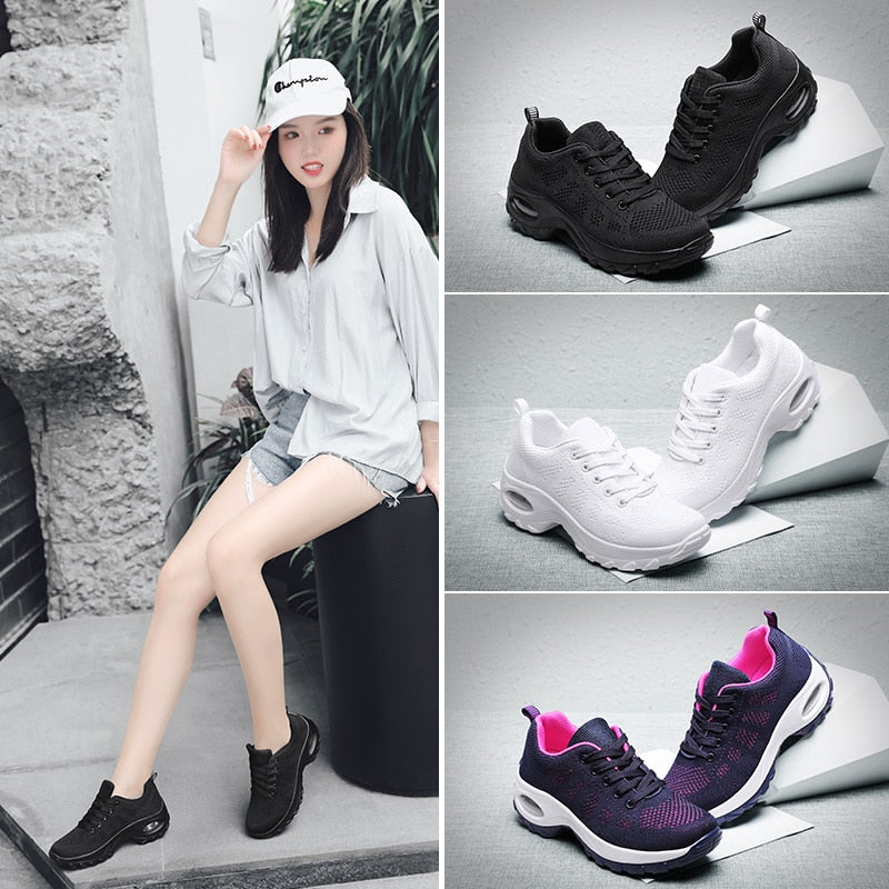 Women Breathable Casual Outdoor Light Weight Sneakers