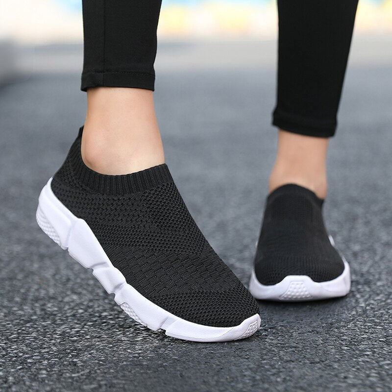 Women Shoes Knitting Sock Sneakers