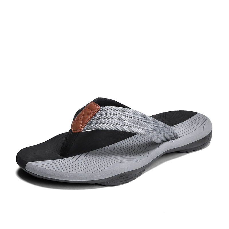Jumpmore Shoes Men Flip Flops Fashion Mens Sandals Outdoor Soft Summer Slippers Size 39-45