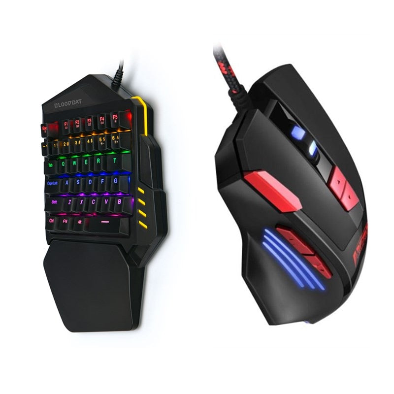 Mechanical Keyboard Backlight Gamepad Controller Mobile Gaming Keyboard Mouse Combo For Android Ios IPhone IPAD For PUBG CF