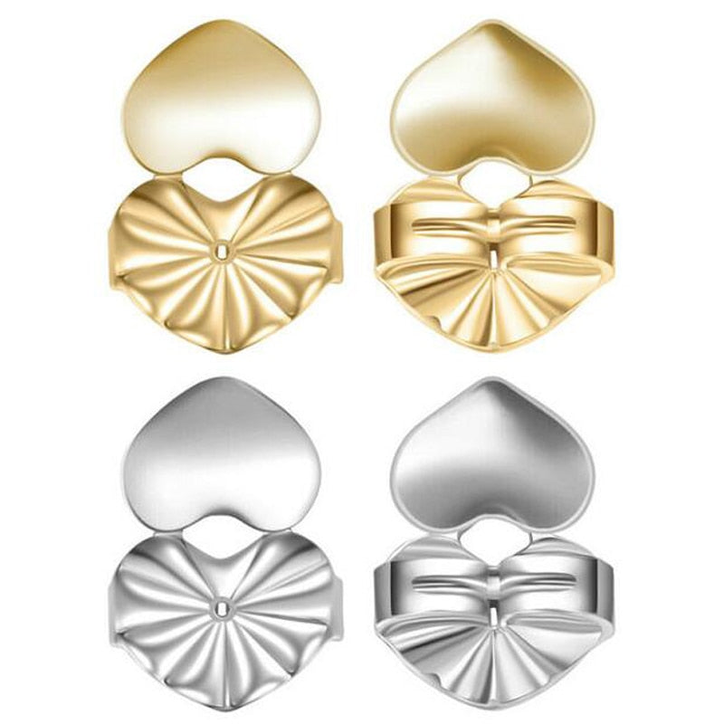 Love Heart Stud Back Lifters Adjustable Earring Lifts Ear Lobe Ster For Ornaments And Accesso Ries M2082