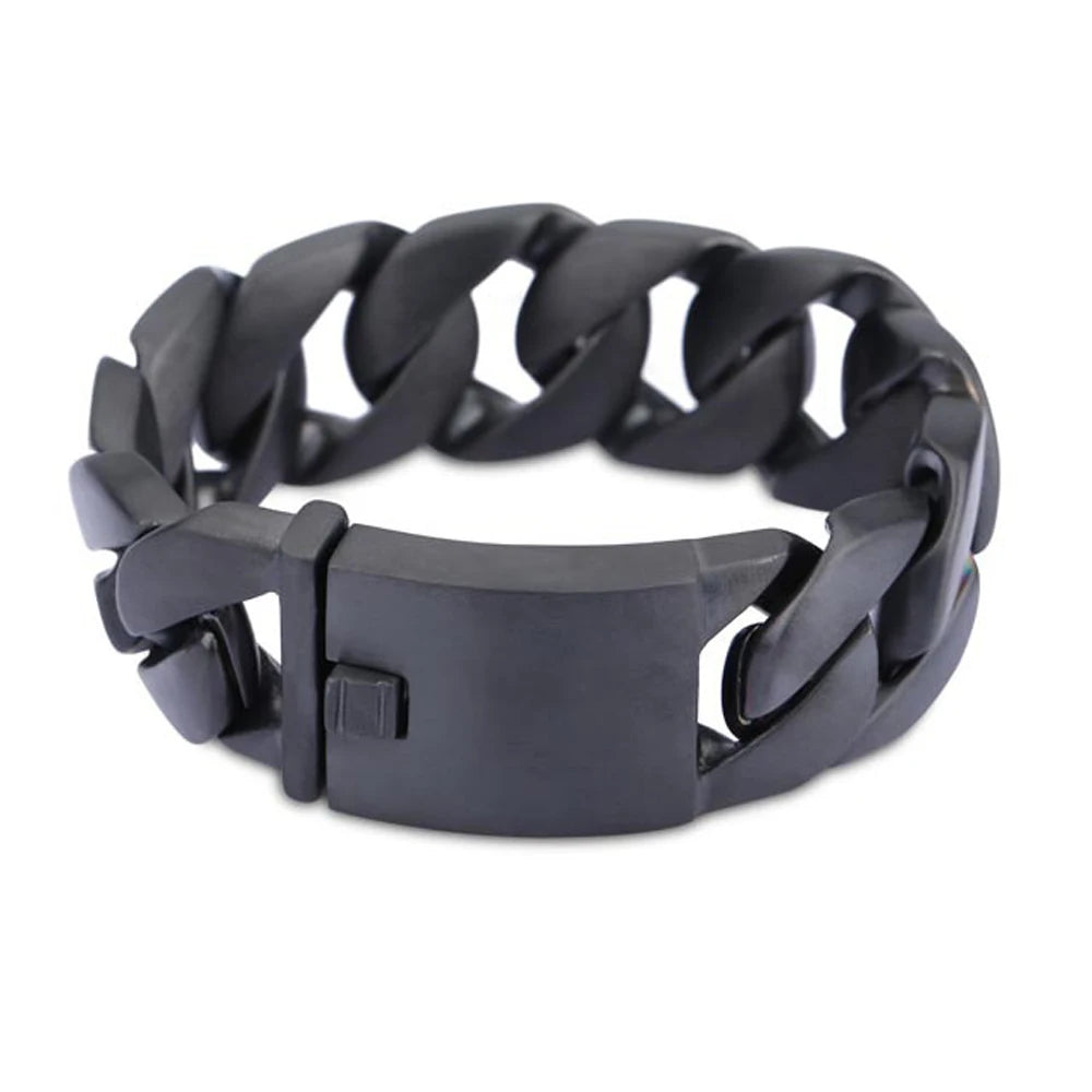 Silver Tone Cuban Curb Bracelet - Jeglowstore