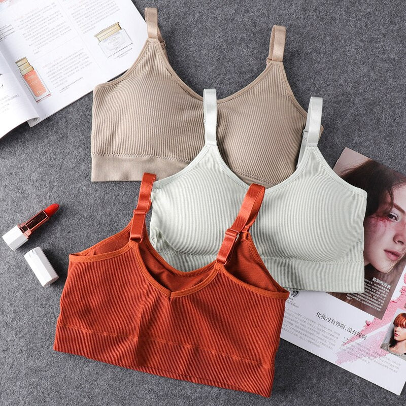 Seamless Sports Bra Women Fitness Top Yoga Bra For Cup Black White Running Yoga Gym Crop Top Women Push Up Sport Bra Top Bh