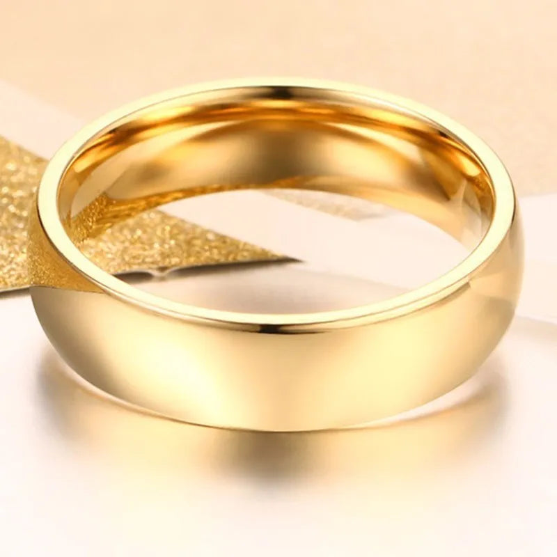 Gold Stainless Steel Ring - Jeglowstore