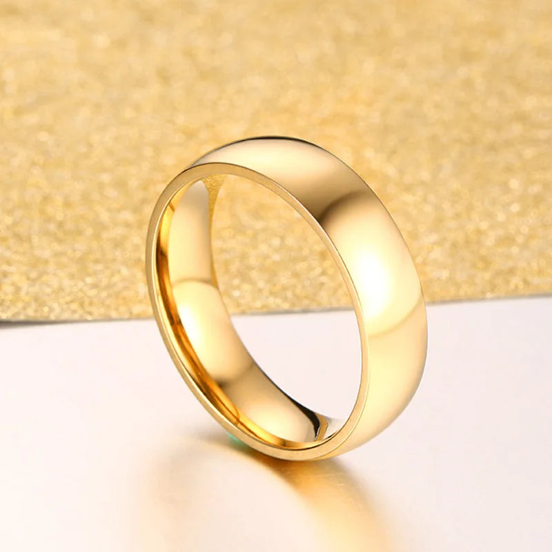 Gold Stainless Steel Ring - Jeglowstore