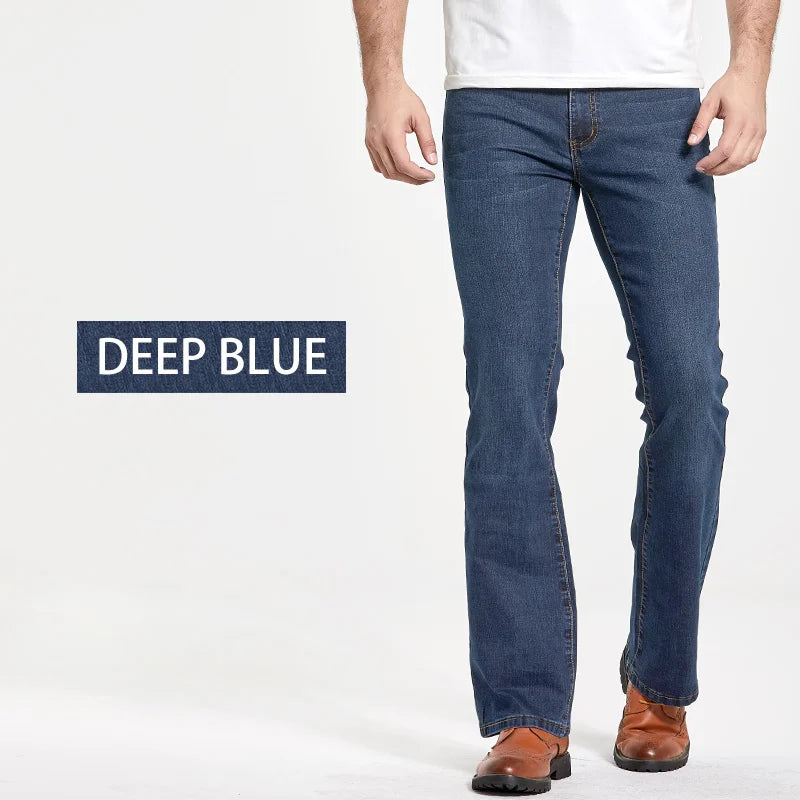 Men’s Classic Bootcut Jeans - Jeglowstore