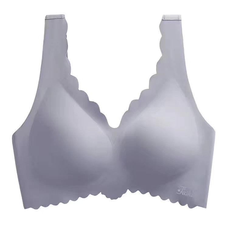 Women's Seamless Sexy Bra Fashion Push-Up Bra Without Steel Ring Underwear Push-Up Bra With Padded Top Black Underwear