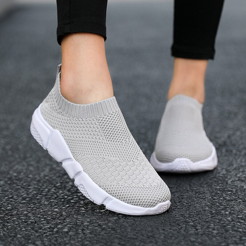 Women Shoes Knitting Sock Sneakers