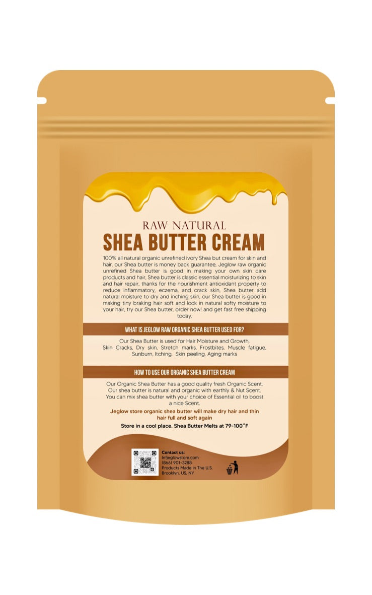 100% Raw Unrefined Organic Gold Shea Butter Bulk For All Hair & Skin Type