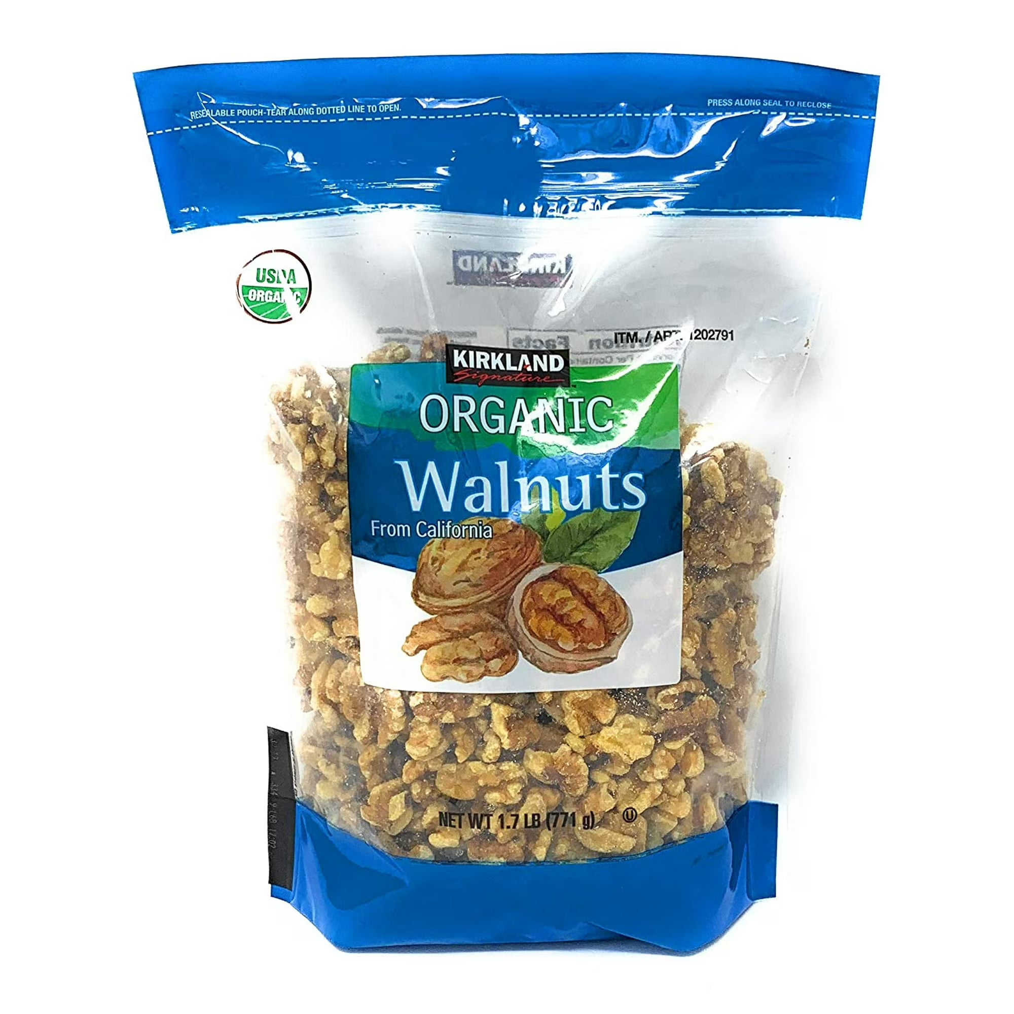 Kirkland Organic Walnuts 1.7 Pounds