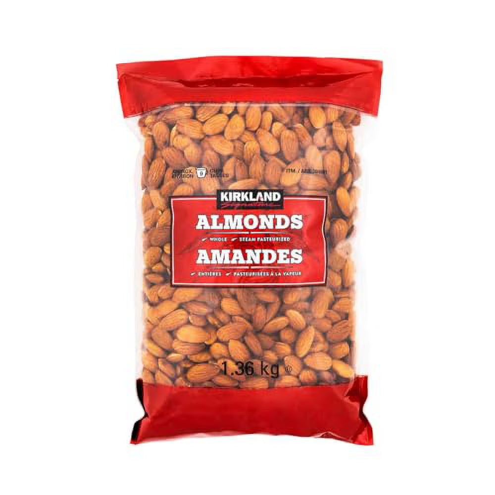 Kirkland Signature Supreme Whole Almonds, 3 Pound