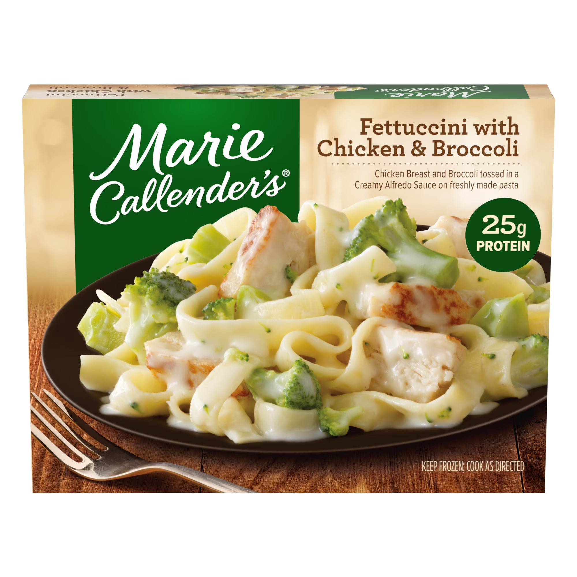 Marie Callender's Fettuccini With Chicken & Broccoli, Frozen Meal, 13 oz (frozen)