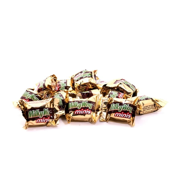 Milky Way Milk Chocolate Minis - 2 LB Resealable Stand Up Storage Bag - Individually Wrapped Chocolates - Bulk Milk Chocolate Candies for Parties or Holidays