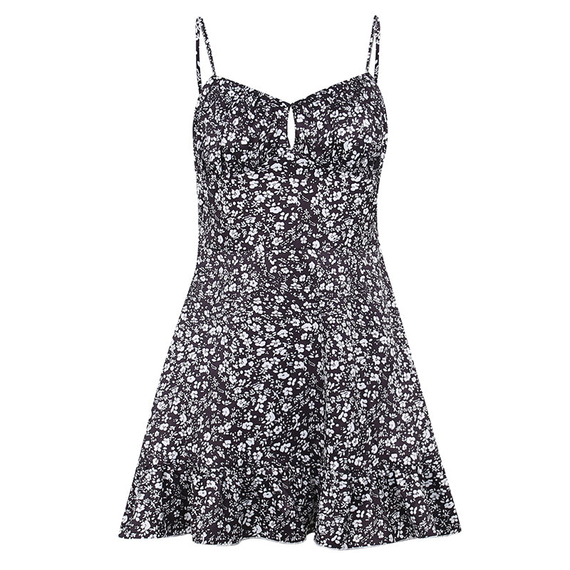 Girlsat18 Lace-up Elegant V-neck Dress