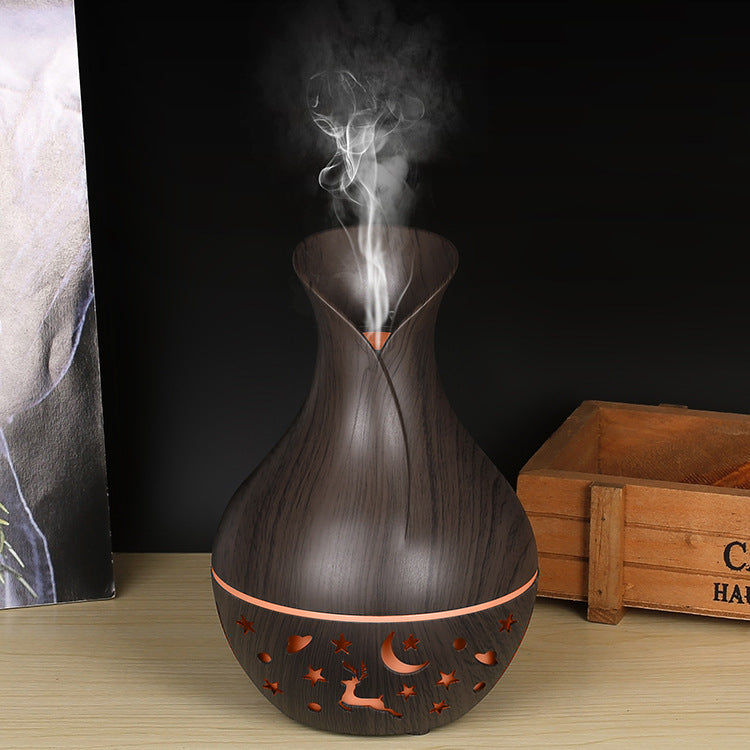 200ml Small Vase Aroma Diffuser USB Car-Mounted Air Conditioning Humidifier Humidifier