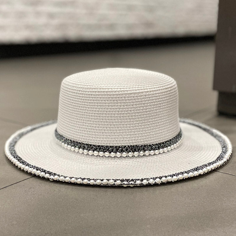 Pearl Ins Women's Spring and Summer Beach Sun Protection Sun Hat